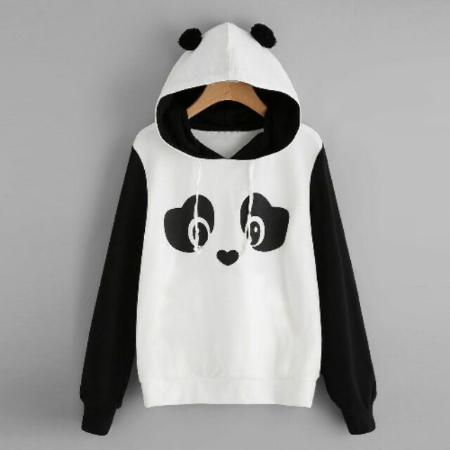 white panda hoodie