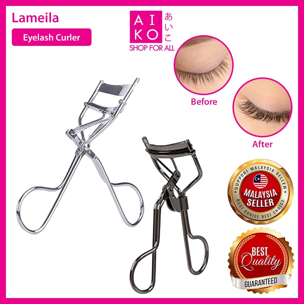 (AIKO) LAMEILA EYELASH CURLER /KLIP BURU MATA (RANDOM COLOUR) | Shopee ...