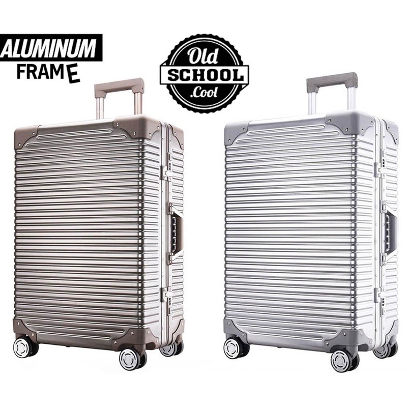 20/24/28 Aluminum Frame Anti-Theft Hard Case Pc Shining Surface + Tsa (20")