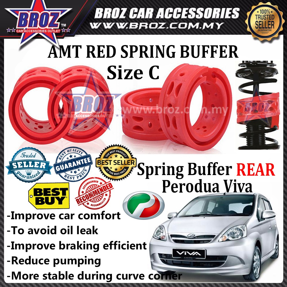 Perodua Viva OEM Rear C-Type Car Shock Absorber Spring 