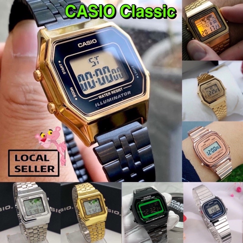 casio a500 gold