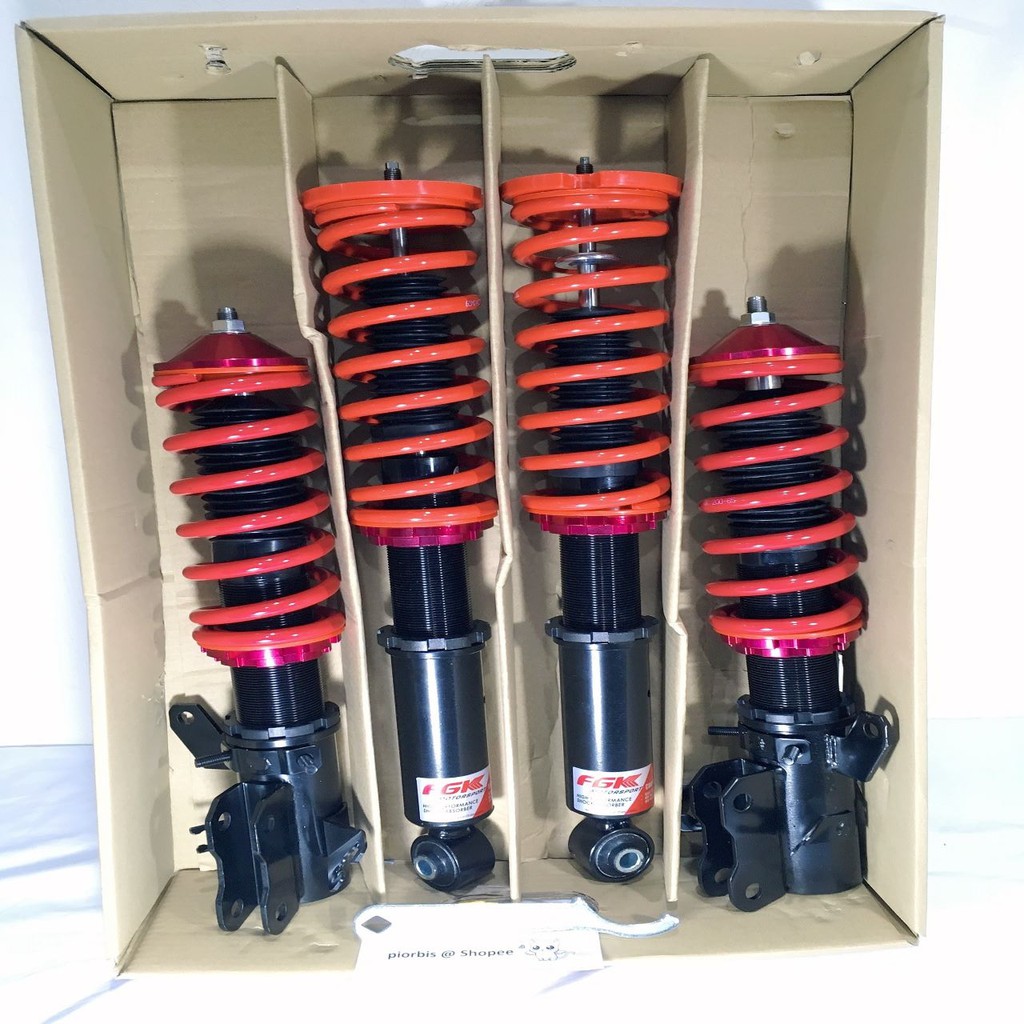 PROTON WIRA 1.3 1.5 SHOCK ABSORBER ADJUSTABLE FULL SET FRONT AND REAR ( FGK ) Shopee Malaysia