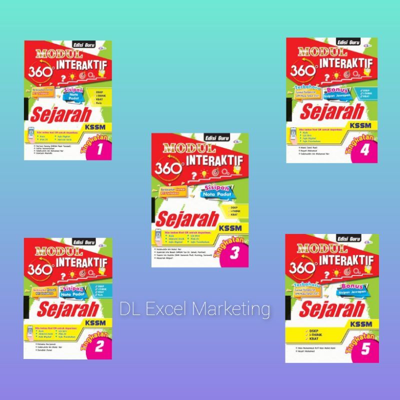 Modul 360 Interaktif Sejarah Tingkatan 1 2 3 4 5 Shopee Malaysia