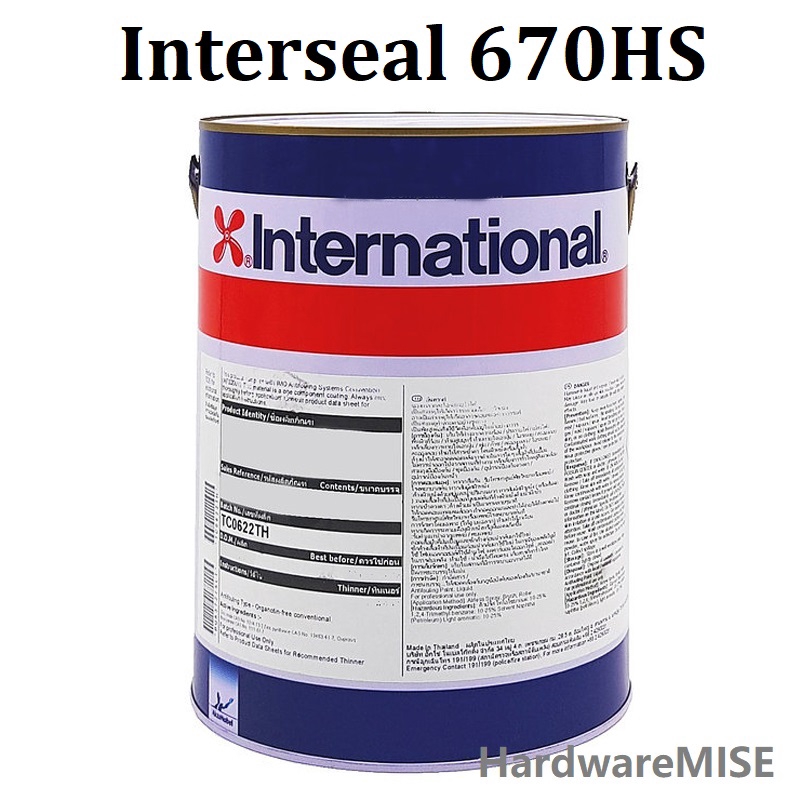 Interseal 670HS Epoxy Primer EGA236Grey Marine Coating International