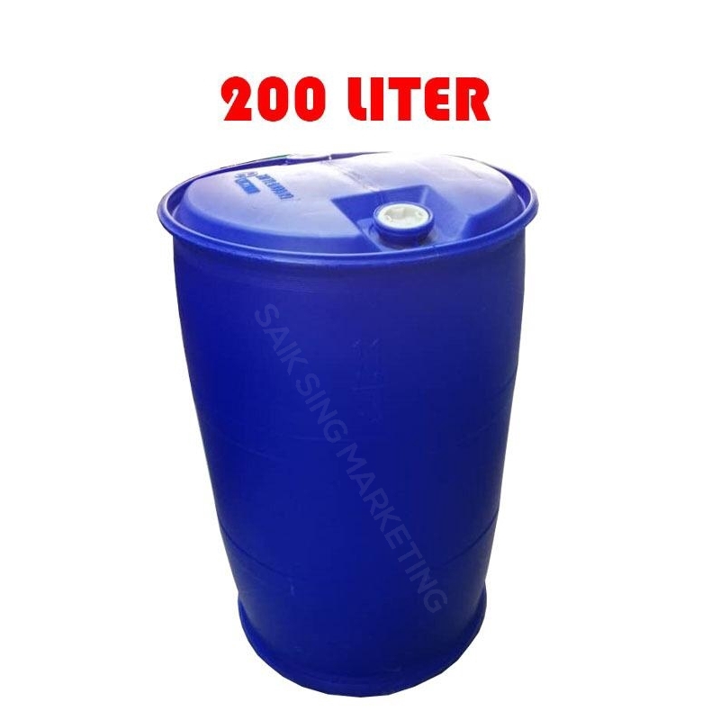 200 Liter Tong Drum Plastik Biru Plastic Blue Drum Shopee Malaysia 2465