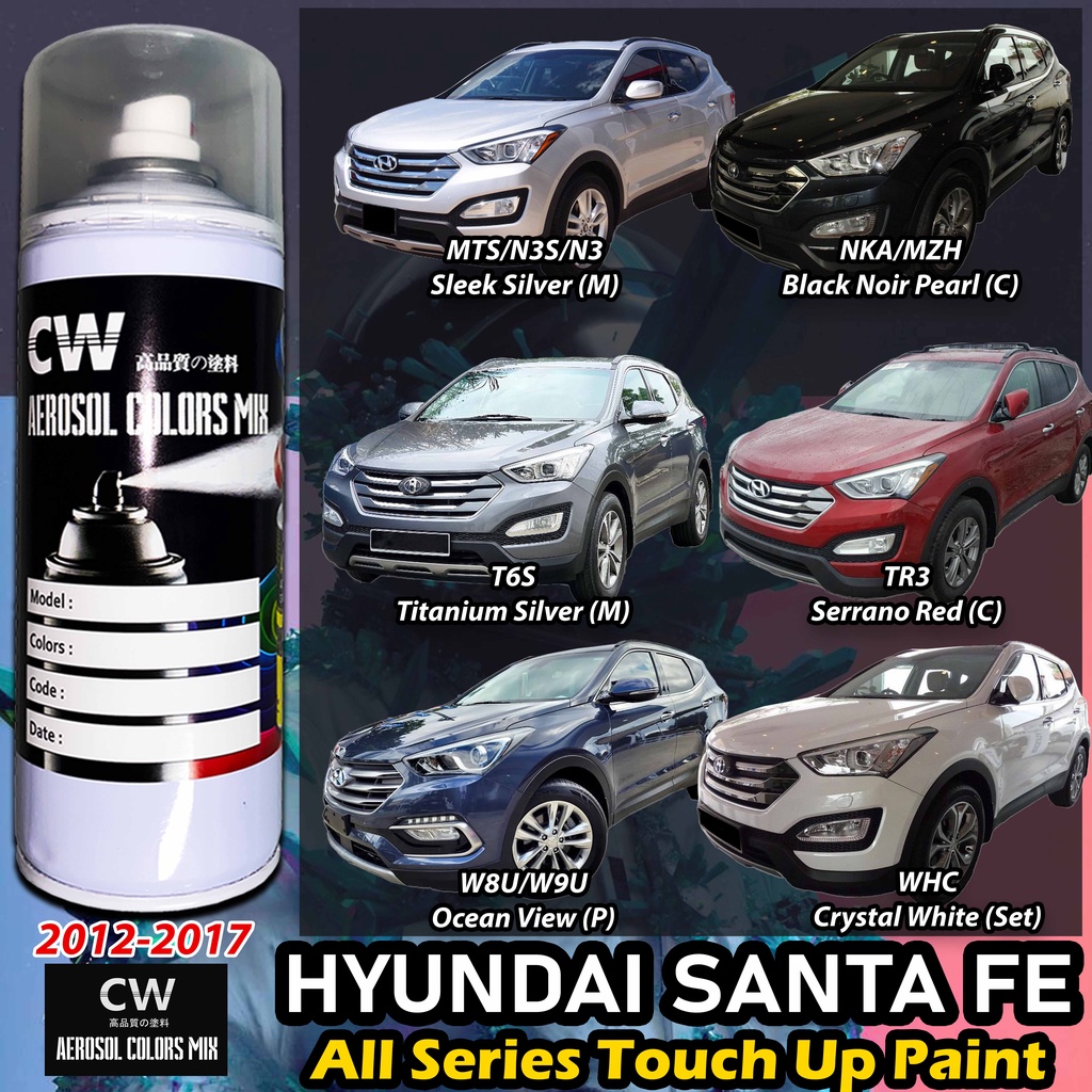 [ HYUNDAI SANTA FE GEN 3 ] Touch Up Paint Color CW Aikka Aerosol DIY ...