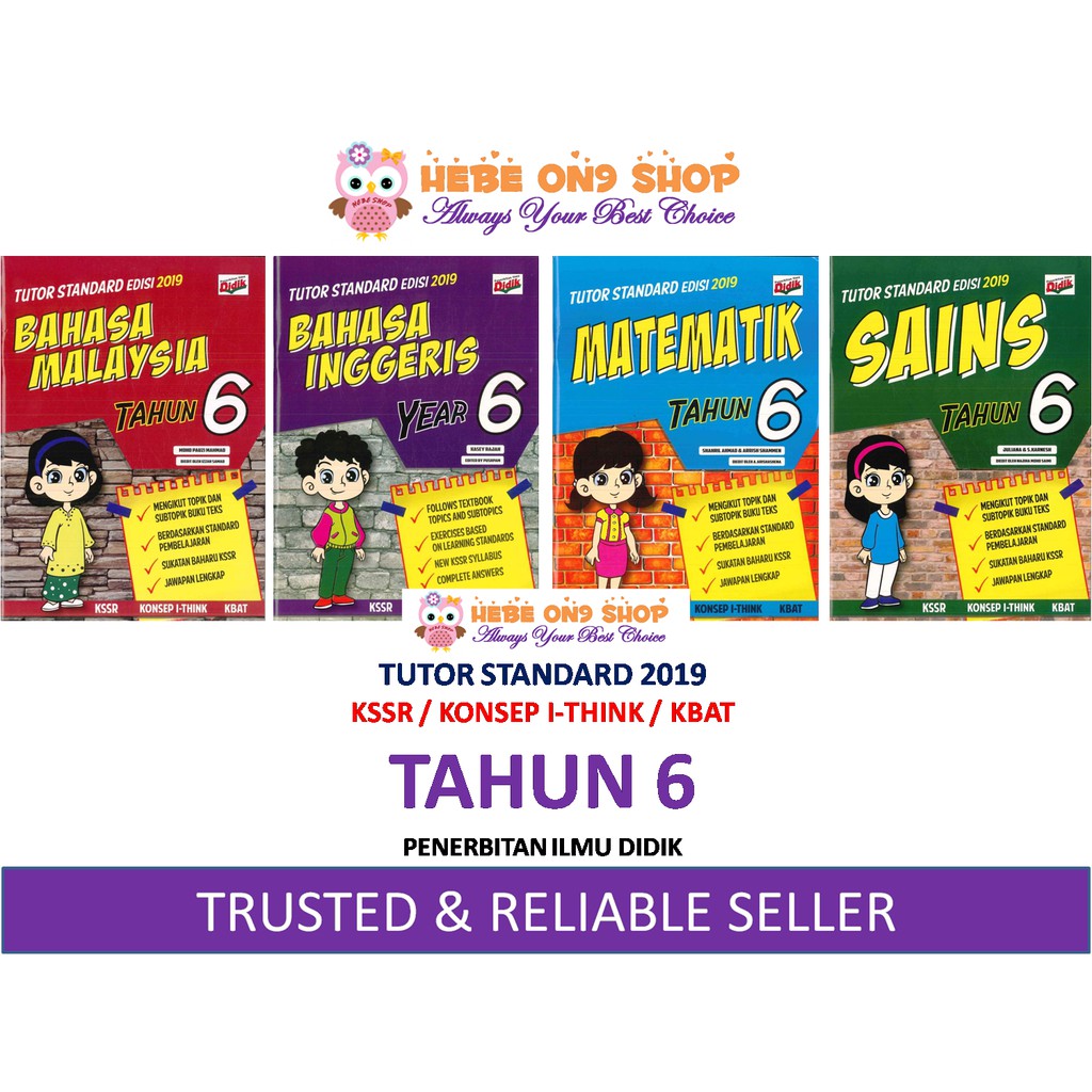 BUKU LATIHAN TAHUN 6 2019 KSSR - DIDIK TUTOR STANDARD ...