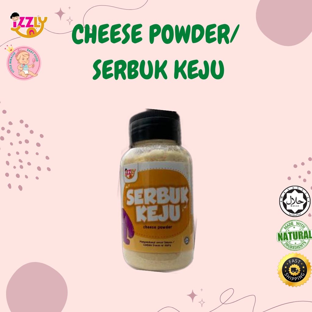 IZZLY Natural Baby Food / Serbuk Keju Cheese Powder