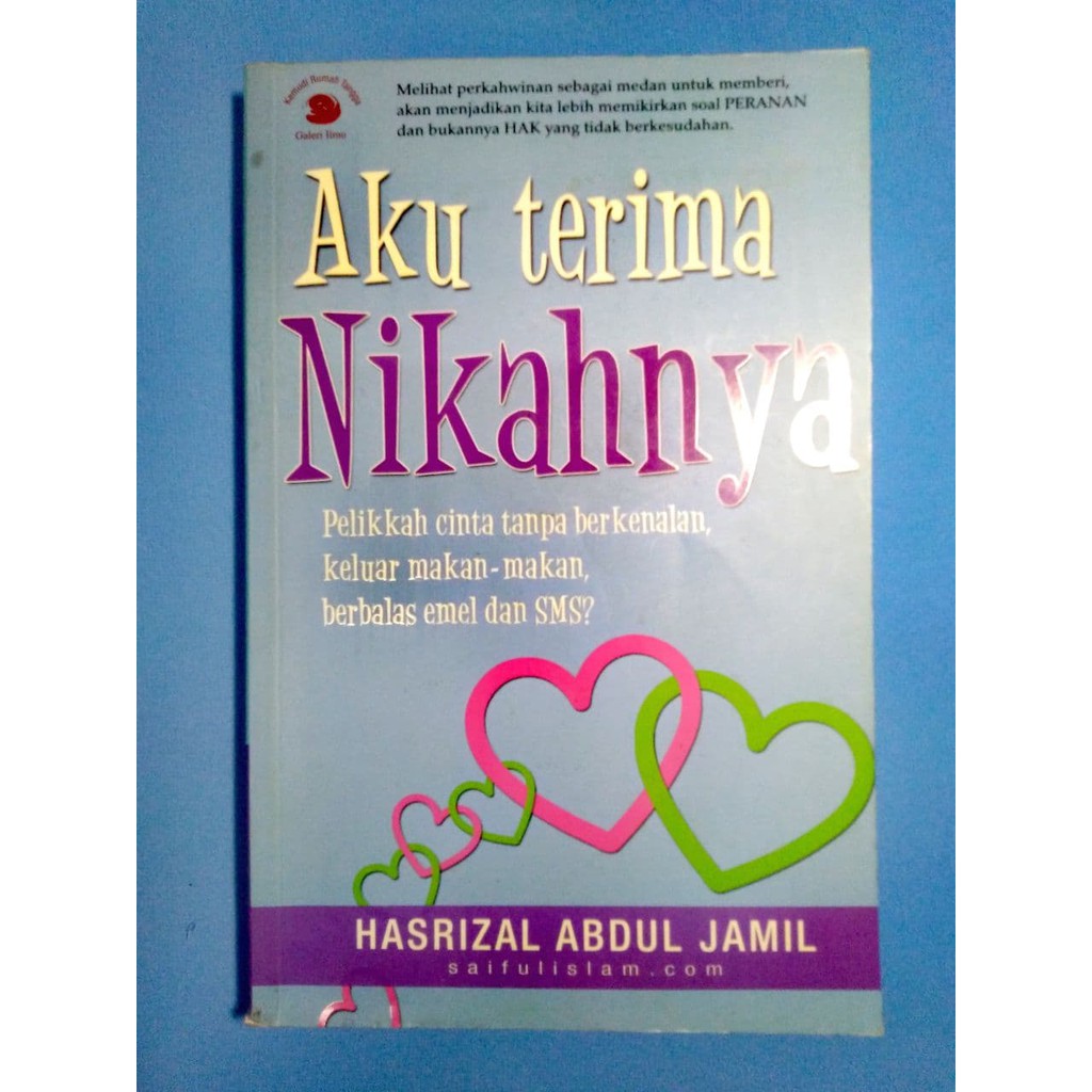 Preloved Buku Aku Terima Nikahnya Shopee Malaysia