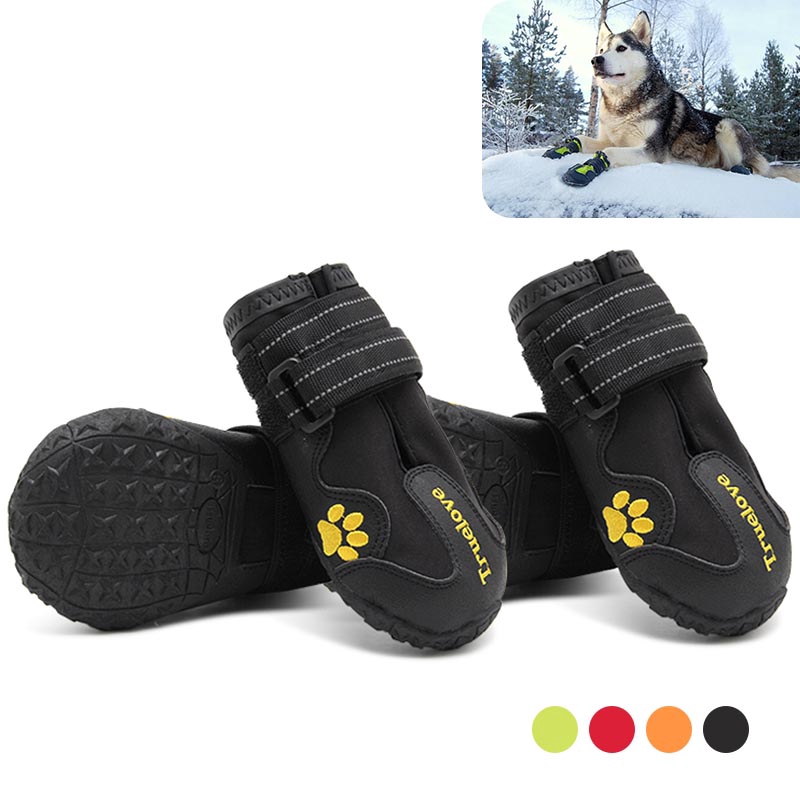 TRUELOVE Pet Dog Shoes For Small Large Dogs Outdoor Reflective Shoes