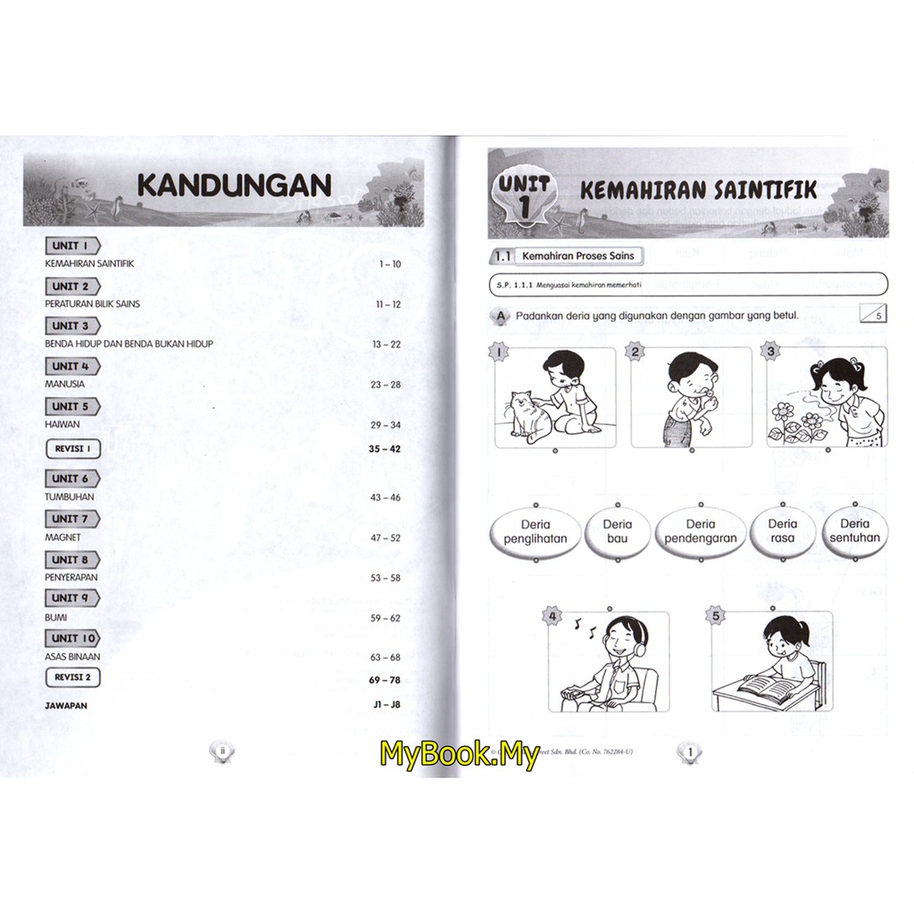 Myb Buku Latihan Praktis Bijak Kbat Kssr Tahun 1 Sains Nusamas Shopee Malaysia