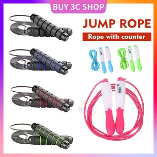 1pcs Weight Bearing Skipping Rope Weight Loss Fitness Equipment Wire Jump Rope 跳绳 Digital Jump Rope