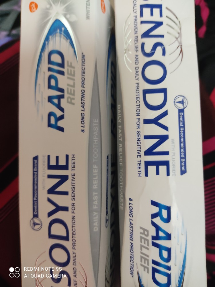 Ubat Gigi Halal Sensodyne Rapid Relieve Whitening Toothpaste 100g Expiry 2021 Ubat Gigi Sensitif Untuk Putih Gigi Shopee Malaysia
