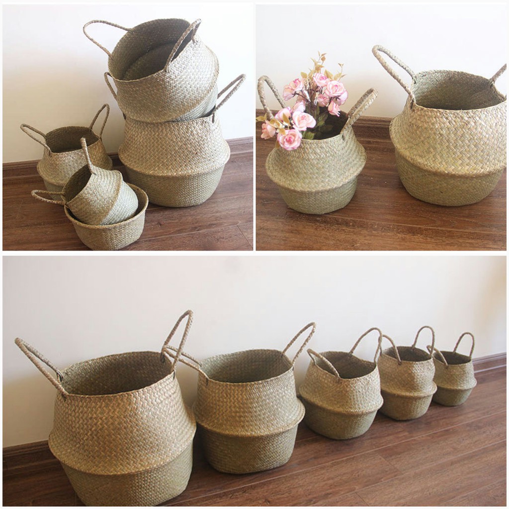 Pasu Pokok Bunga Rotan  Rattan Artificial Plant Pot  