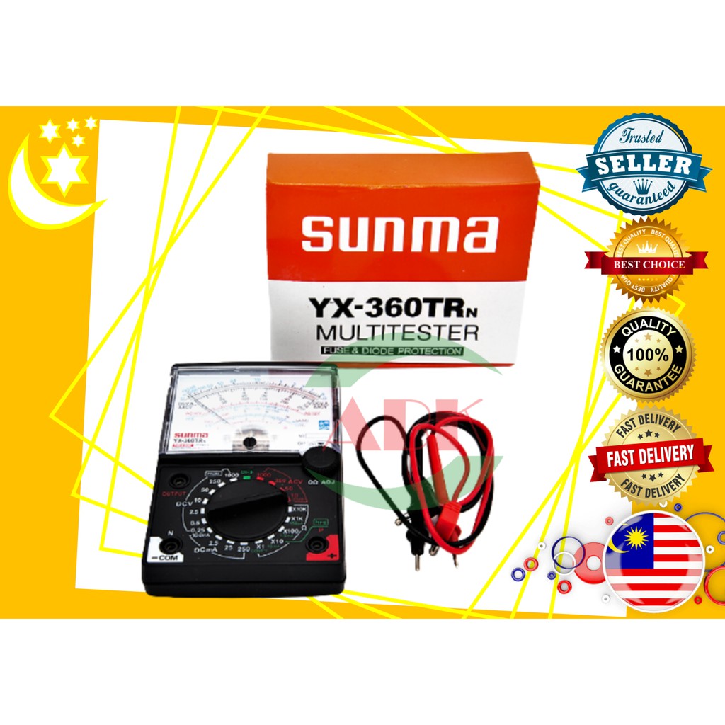 SUNMA MULTIMETER YX360TR SERIES [ORIGINAL] Shopee Malaysia