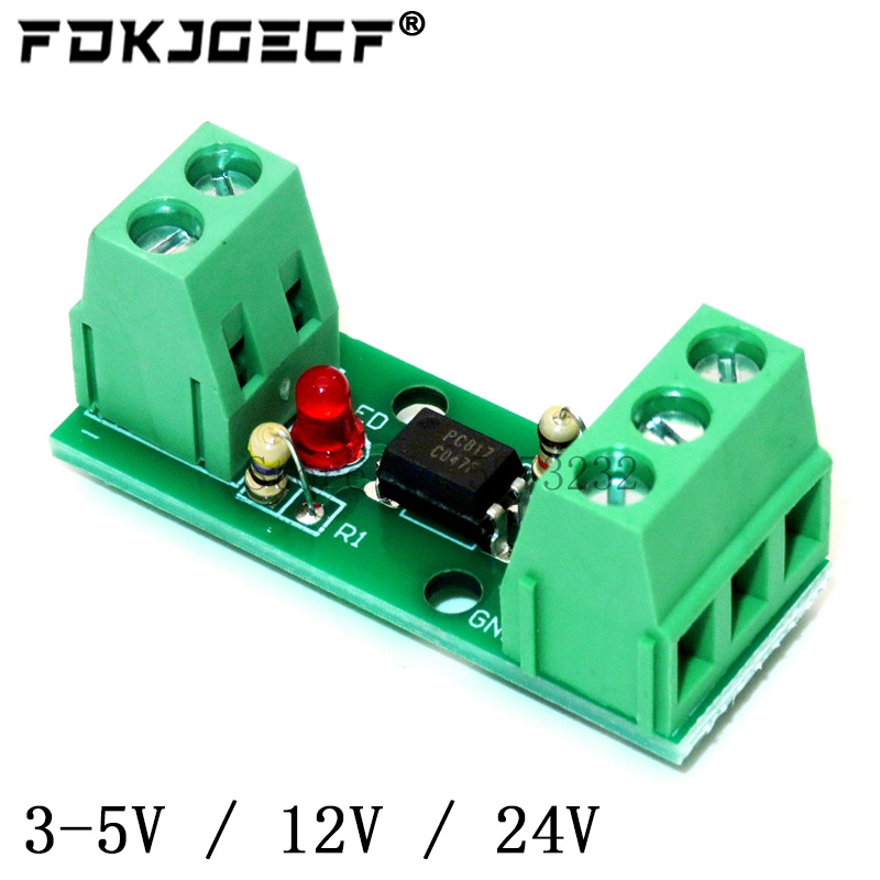1 Channel Way Optocoupler Isolation Module PC817 EL817 3V-5V 12V 24V ...