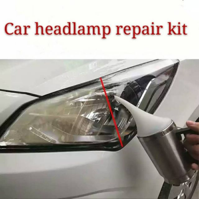 Lowest Price Headlamp Repair Cup And Charger Pengilat Lampu Kereta Restoration Liquid Set Kit Shopee Malaysia