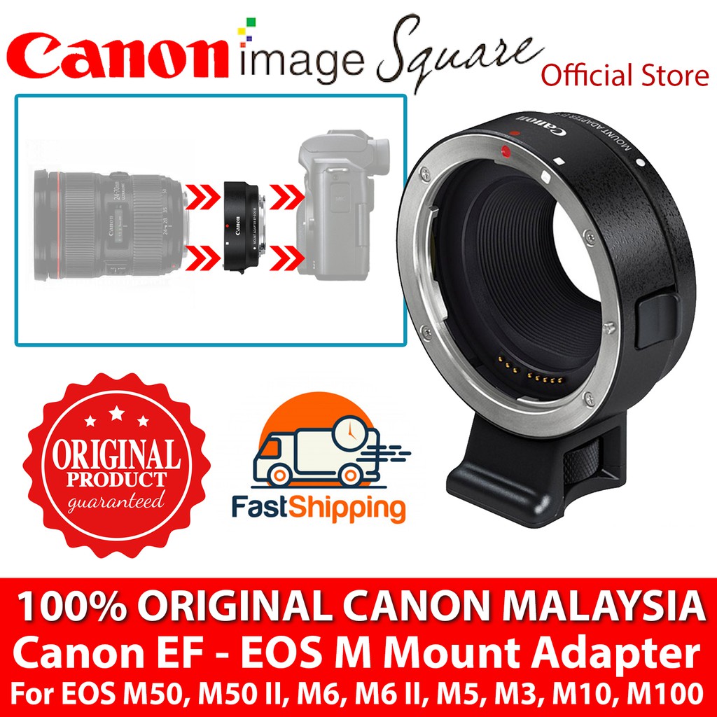Canon Original EFEOS M Mount Adapter EFEFM EOS M Adapter WITH TRIPOD