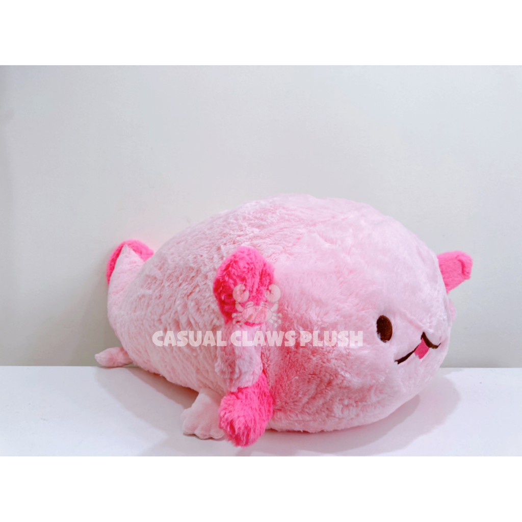 Pink Uparun Amuse 23" Axolotl Yurutto Wooper Looper Jumbo size Plushie 