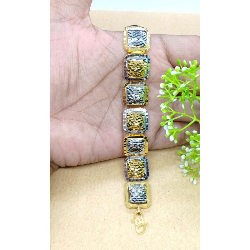  Gelang Biskut Tawar  Dewasa Emas 916 Tulen Shopee Malaysia