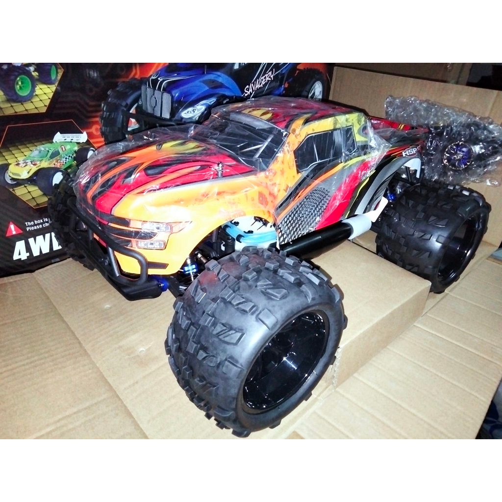 RC Truck 1.8 nitro engine scale HSP SAVAGERY 94972 | Shopee Malaysia