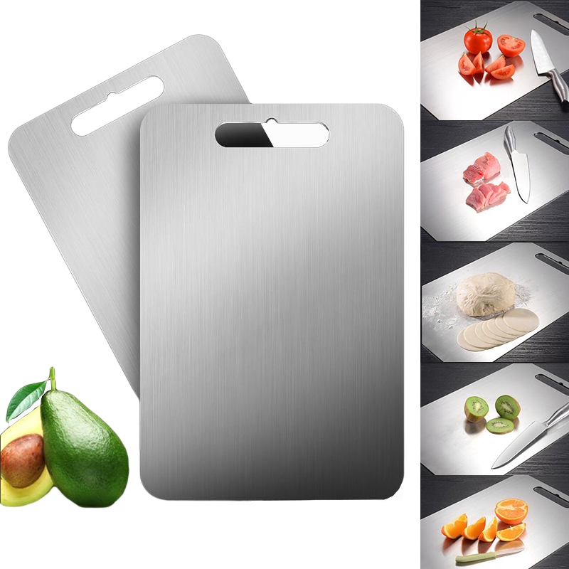 stainless steel chopping board