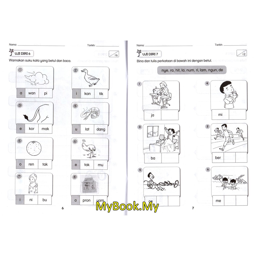 Myb Buku Latihan Kuasai Asas Bahasa Melayu Tahun 1 Kssr Exam Quality Shopee Malaysia