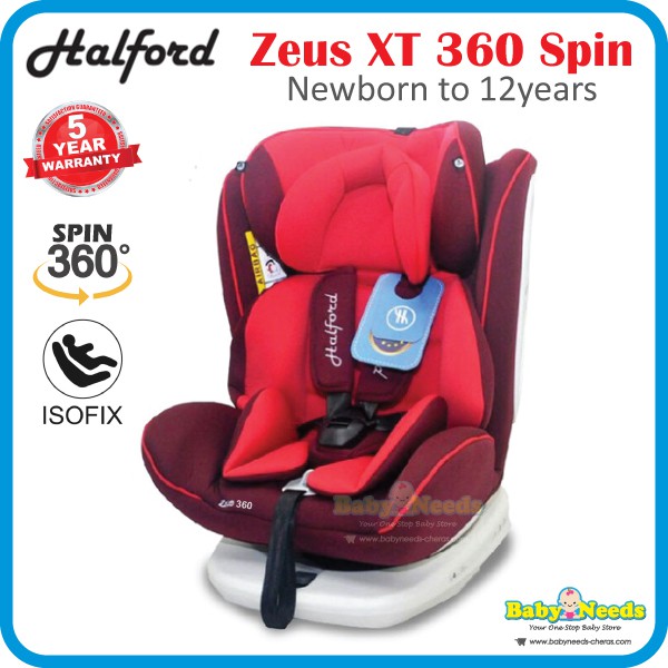 halfords child seats isofix