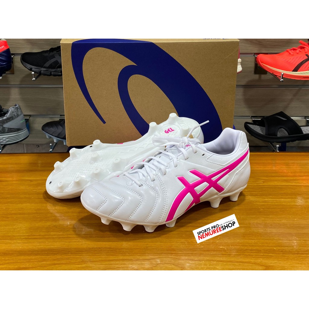 Asics Football Boots Ds Light Wb White Pink Free Rm5 Coupon Shopee Malaysia