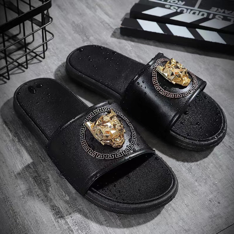 Versace Premium Quality Super Comfort Rubber Men Sandals Selipar Lelaki ...