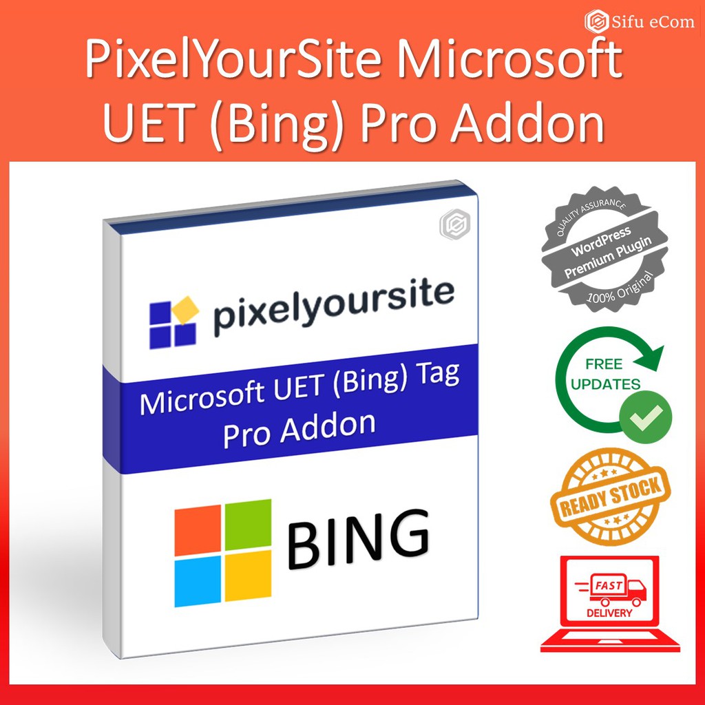 PixelYourSite Microsoft UET [Bing] Pro Addon Plugin for WordPress [Lifetime Update + Unlimited Website]