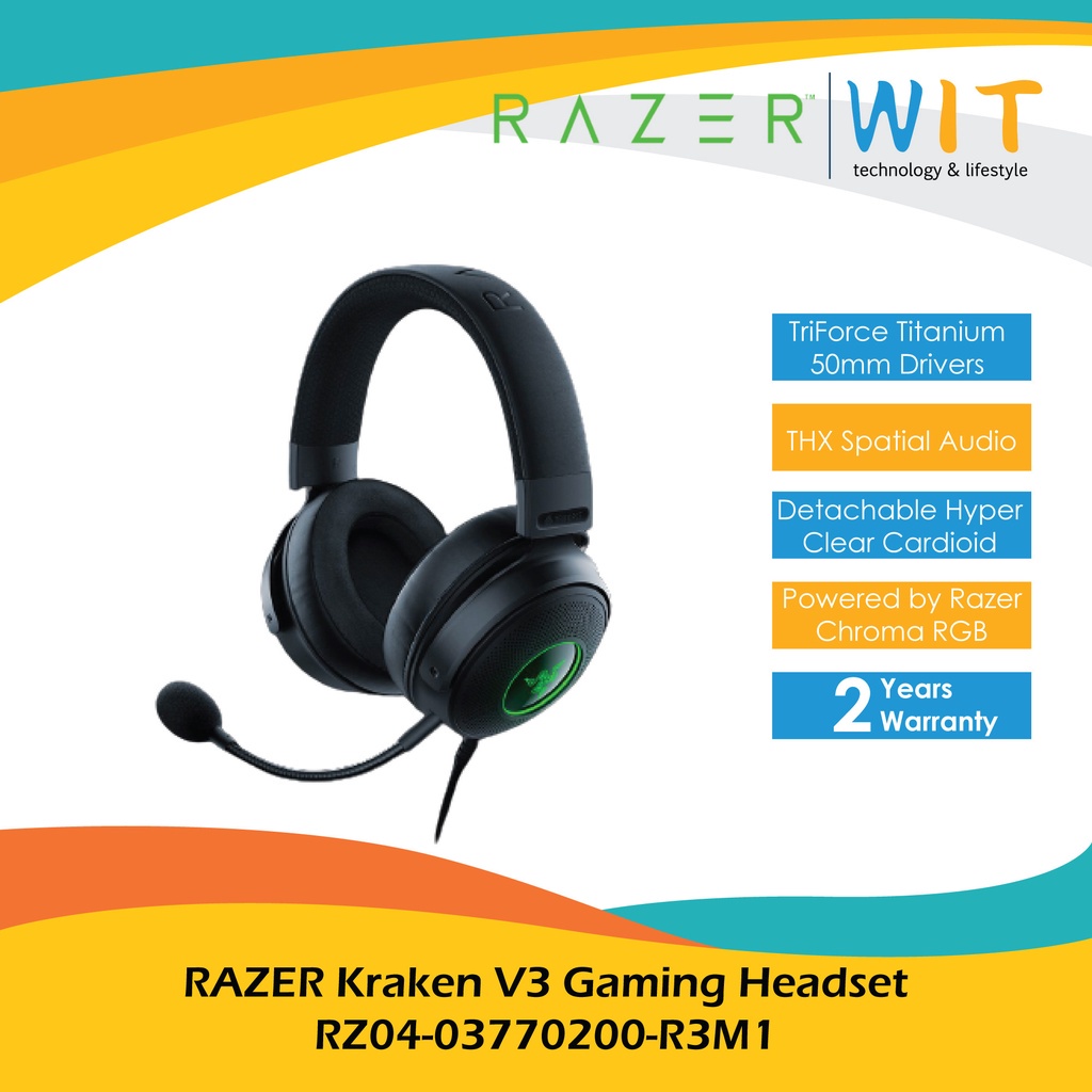 RAZER Kraken V3 Gaming Headset - RZ04-03770200-R3M1