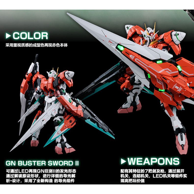 Premium Bandai Pg 1 60 00 Gundam Seven Sword G Inspection Sword G Pbandai Exia Raiser Shopee Malaysia