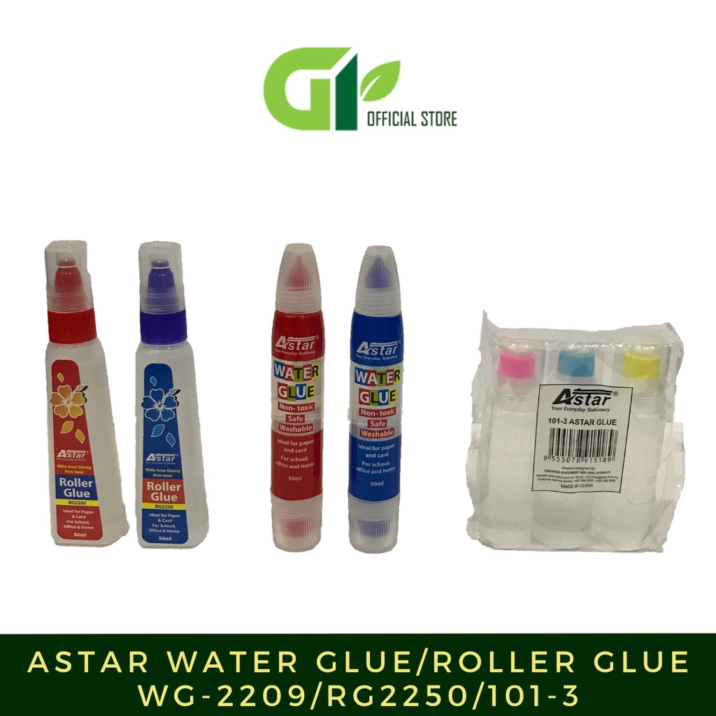 Gy Office Astar Water Glue Roller Glue Wg 2209 Rg2250 101 3 Shopee