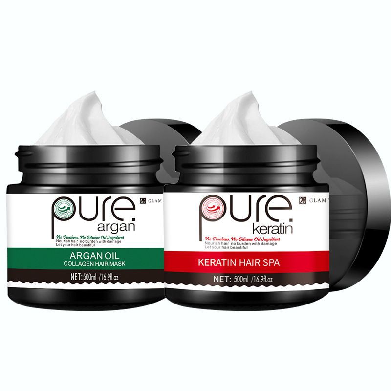 Pure Keratin Pure Argan Oil Collagen Hair Mask500ml Shopee Malaysia 3150