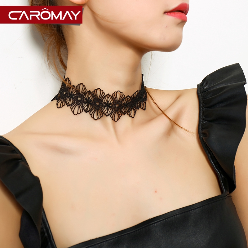 lace flower choker