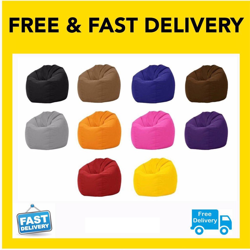 Bean Bag Sofa XXXL (3.6kg) Full Set Ori King Size Ready Stock Lazy