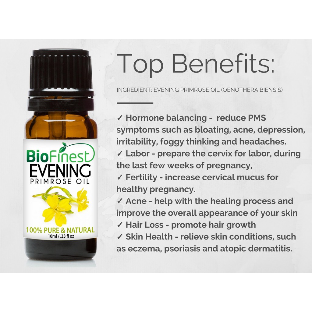 Biofinest Pure Evening Primrose Oil 100 Organic Oil Shopee Malaysia