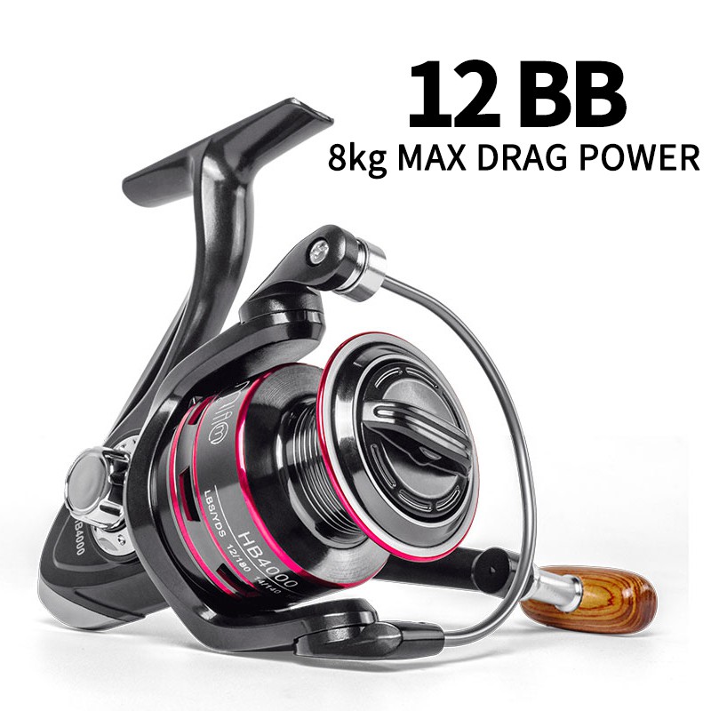 Ajiking Spinning Reel Fishing Accessories 8Kg Max Drag Power Saltwater