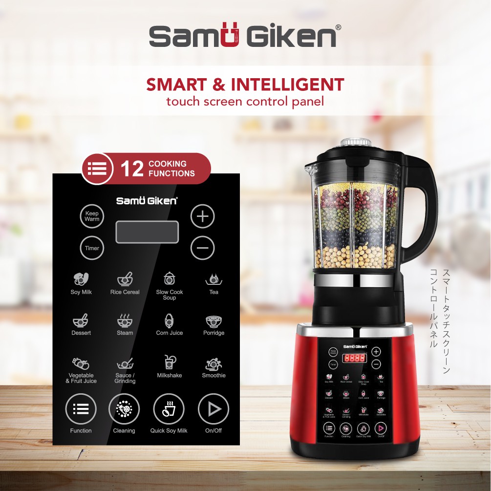 Samu Giken Smart Blender with 12 Cooking Functions, Model SB175 Smart