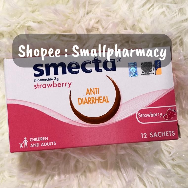 SMECTA STRAWBERRY POWDER 3g x 12s exp4/23 Natural Treatment of Acute