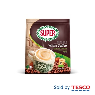 Image of Super Roasted Hazelnut 3 in 1 Charcoal Roasted White Coffee 15 Sachets x 36g (540g)