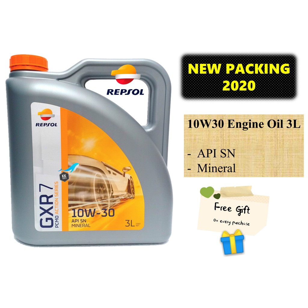 REPSOL 10W30 SN Engine Oil [3L] Shopee Malaysia