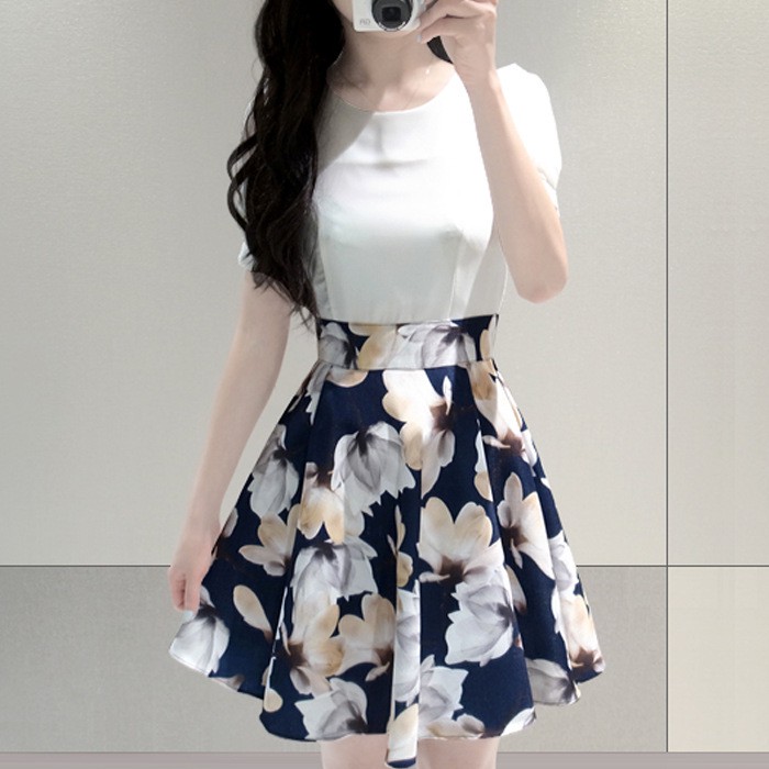 korean style one piece dress