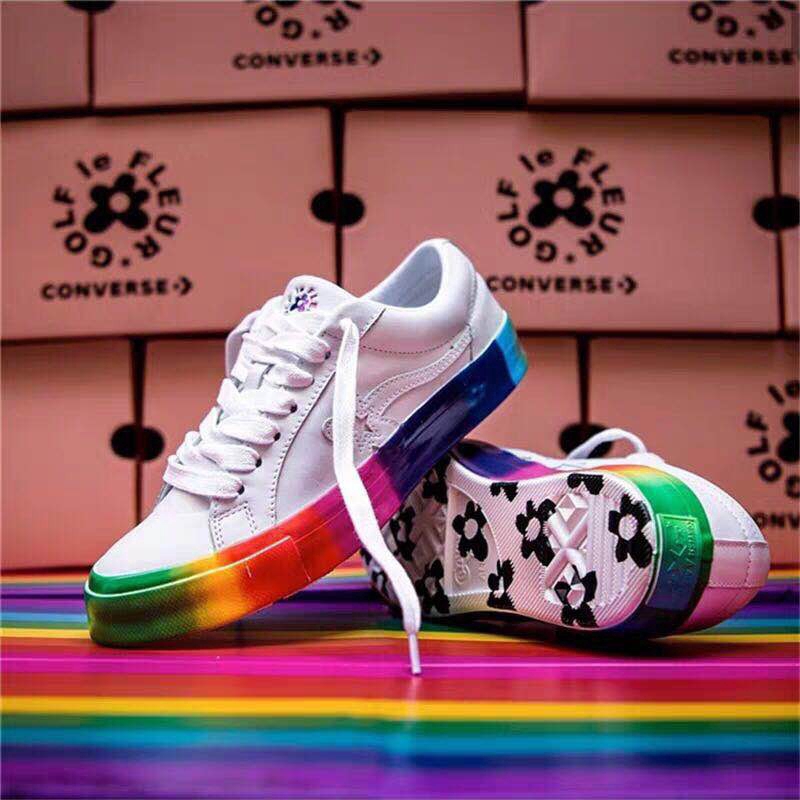 golf le fleur rainbow shoes