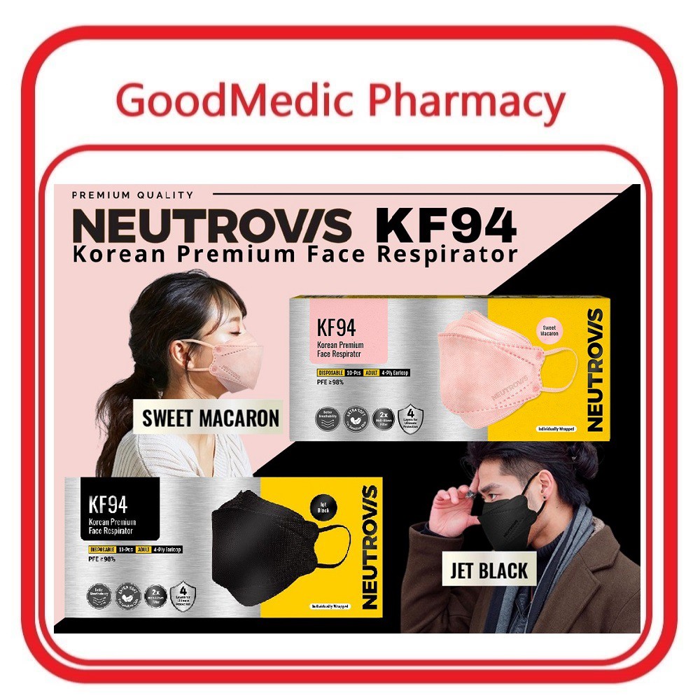 Buy New Color Kf94 Korean Face Mask Pelitup Muka Korea 韩国口罩 Neutrovis Premium 4 Ply Medical Face Mask Seetracker Malaysia