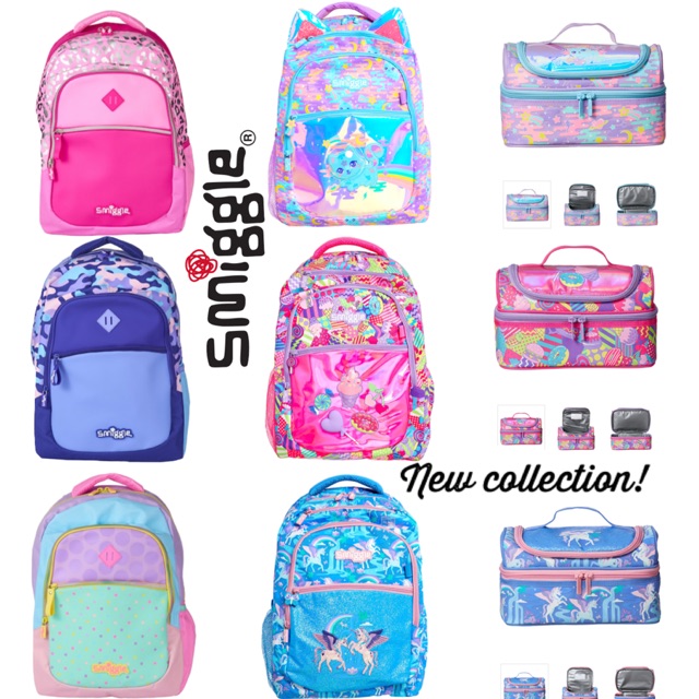 Smiggle Far Away & Block Backpack Bag | Shopee Malaysia