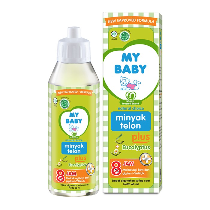 My Baby Oil Telon Plus 8 Hours 57ml Shopee Malaysia