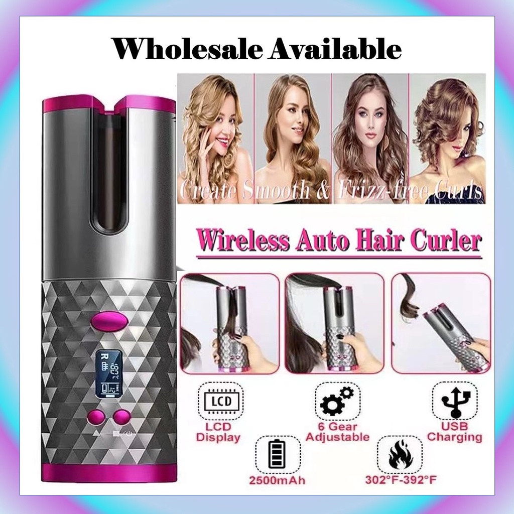 Auto Hair Curler roller Wireless Hair Curler iron Curly hair iron hair styling tools curls hair curling 卷发筒/卷发棒自动