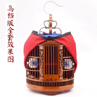 Bamboo Bird Cage 画眉鸟笼竹制专用八哥鹩哥玉鸟特大号贵州精品高档手工全套鸟笼子 Bamboo Thrush Bird Cage Shopee Malaysia